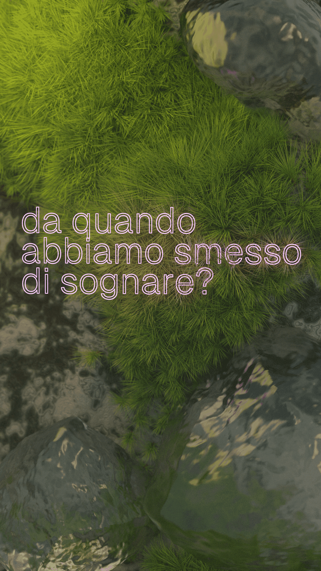 Da quando abbiamo smesso di sognare?